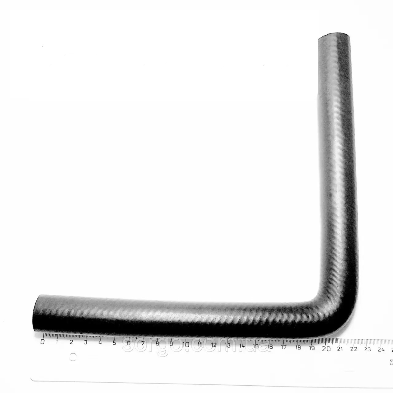 Патрубок кутовий гумовий (90 градусів) діаметр 18 мм