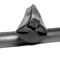 Ущільнювач скла Т-150, ЗИЛ-130, ЛУАЗ  з замком (клін) на метраж.