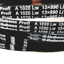 Ремінь (пас) приводний клиновий А (13х8) 1020 LW RUBENA (Чехія)