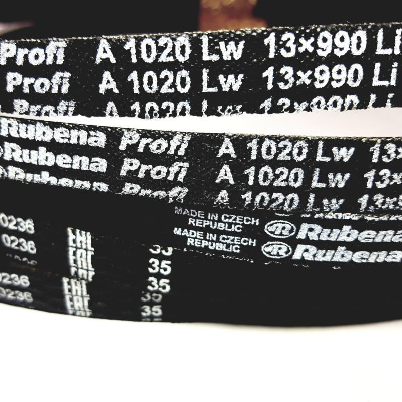 Ремінь (пас) приводний клиновий А (13х8) 1020 LW RUBENA (Чехія)