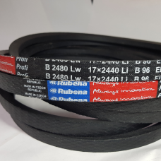 Ремінь (пас) приводний клиновий В (17х11) 2430 Lw 2390 Li RUBENA