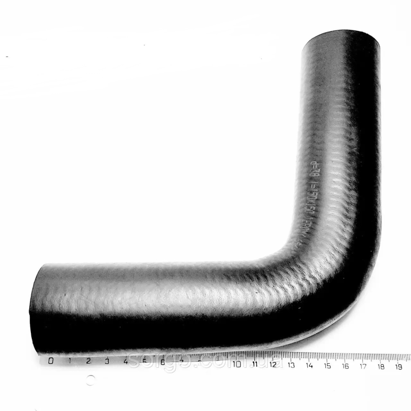 Патрубок гумовий кутовий (90 градусів) діаметр 38 мм