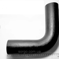 Патрубок гумовий кутовий (90 градусів) діаметр 55 мм