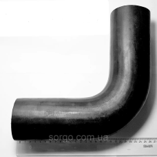 Патрубок гумовий кутовий (90 градусів) діаметр 65 мм