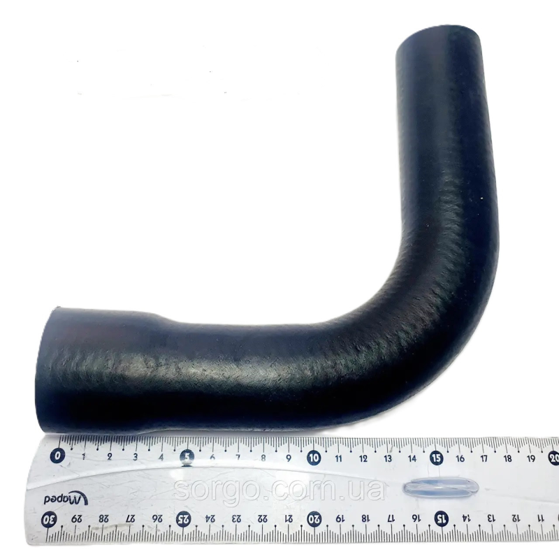 Патрубок гумовий кутовий (90 градусів) переходний, діаметр 32х38 мм