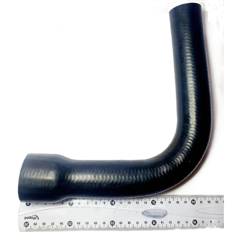 Патрубок гумовий кутовий (90 градусів) переходний, діаметр 32х45 мм