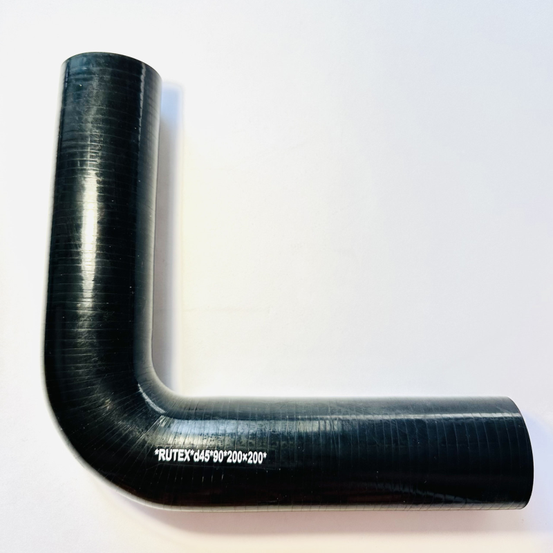 Патрубок (шланг) силіконовий кутовий (90 градусів) діаметр 45 мм