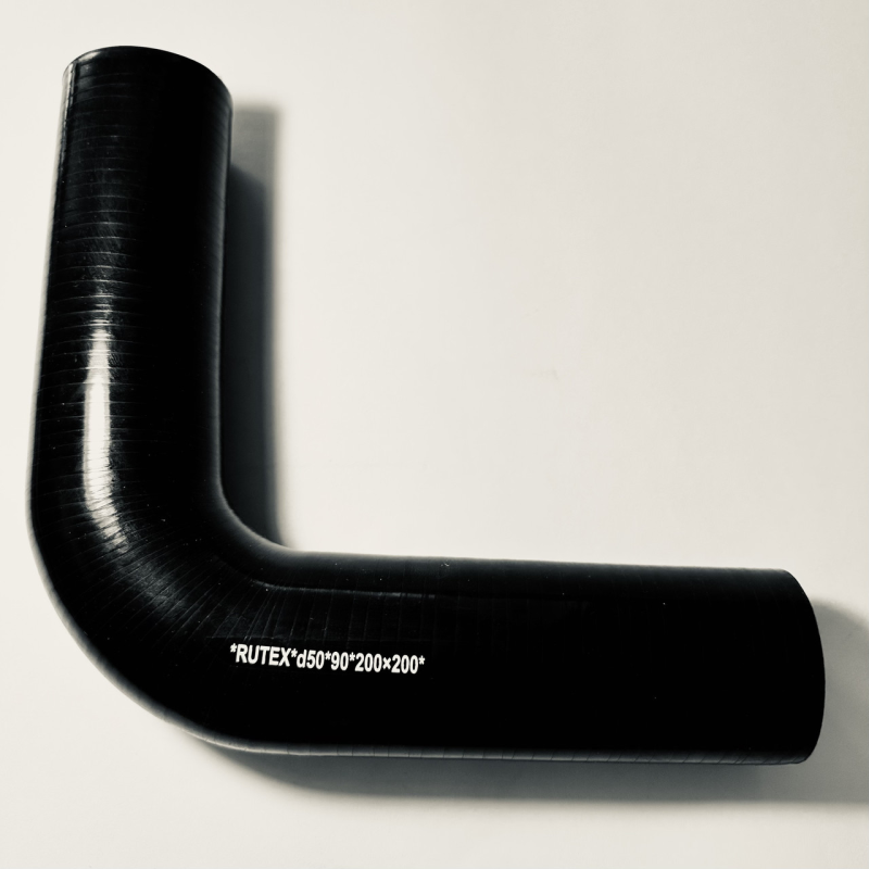 Патрубок (шланг) силіконовий кутовий (90 градусів) діаметр 50 мм