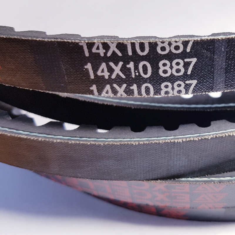 Ремінь (пас) приводний клиновий 14х10-887 зубчастий EXCELLENT, на помпу ЯМЗ